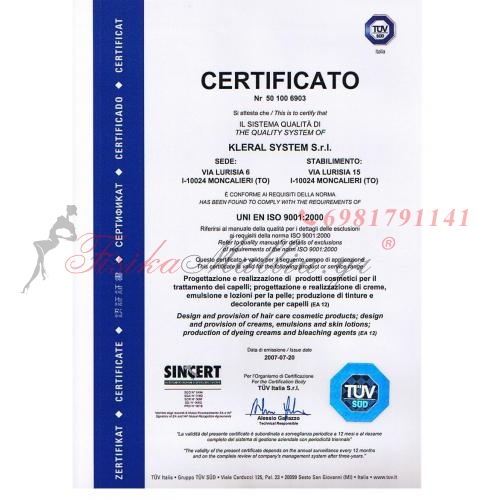 CERTIFICATE ISO 9001:2000
