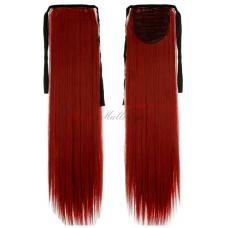 Color: dark red. Τεχνητή ουρά - κόκκινα μαλλιά  Τεχνητή ουρά