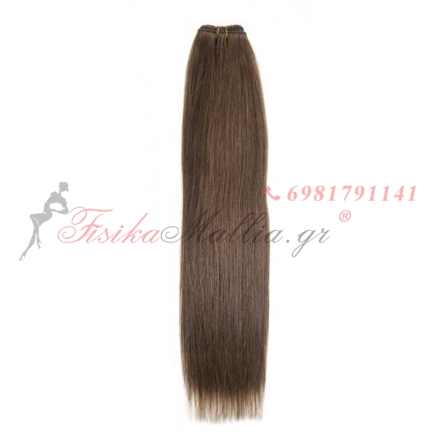 N 9: Φυσικά μαλλιά 45, 50 - 55 cm. Φάρδος της τρέσας 80 cm.