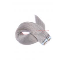 Χρώμα: ασημί. Στυλό αυτοκόλλητων ετικε 55 Μαλλιά σε αυτοκολλητά 55 εκ.