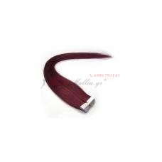 Χρώμα: σκούρο κόκκινο. Στυλό αυτοκόλλη 55 Μαλλιά σε αυτοκολλητά 55 εκ.